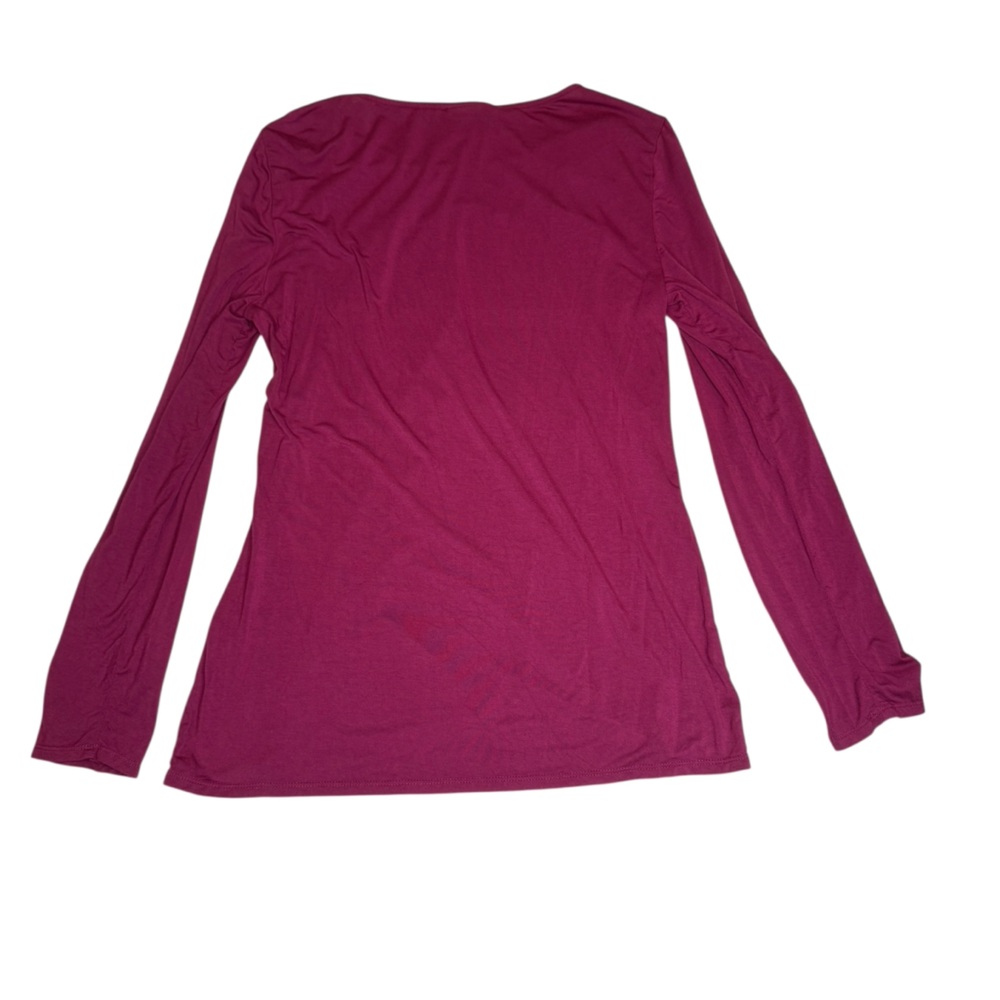 Milk Nursingwear Pink Purple Lace Long Sleeve Nursing Top Medium Romantic - Picture 3 of 5